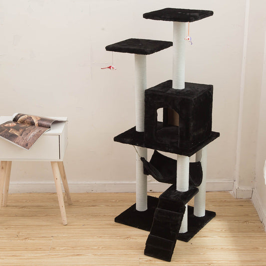 Modern Cat Tree Condo & Climbing Frame | Vertical Pet Activity Center Toy