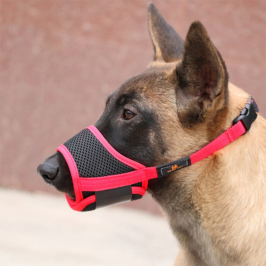 Soft Adjustable Pet Mask | Anti-Barking & Non-Biting Dog Muzzle