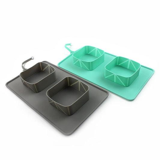 Portable Silicone Folding Pet Bowl | Collapsible Travel Feeder for Dogs & Cats