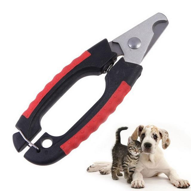 Pet Grooming Supplies: Stainless Steel Dog Shears & Nail Clipper Tool
