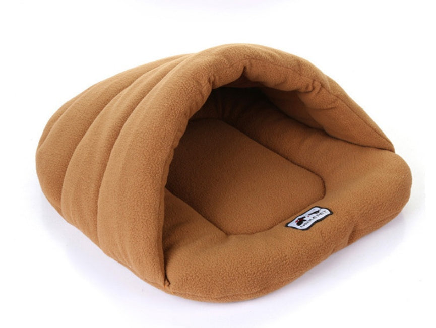 Soft Pet Sleeping Bag | Cozy Cave Nest Pouch for Winter Warmth