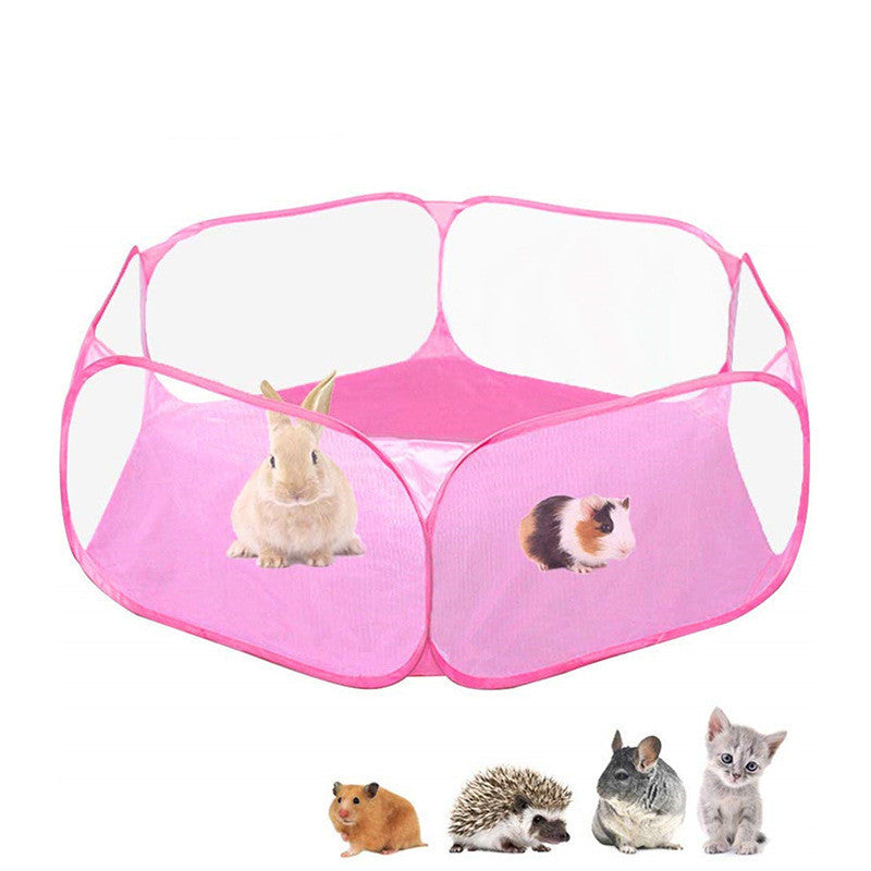 Portable Small Animal Playpen | Folding Outdoor/Indoor Pet Exercise Cage Tent