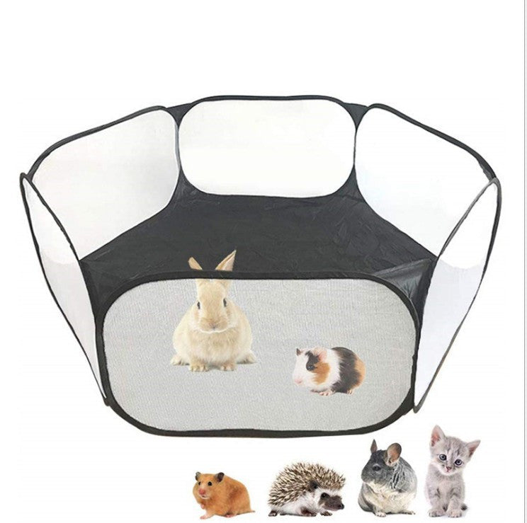 Portable Small Animal Playpen | Folding Outdoor/Indoor Pet Exercise Cage Tent