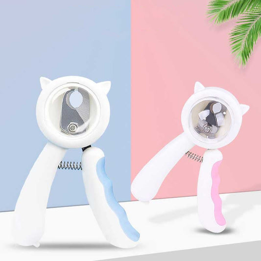 Professional Splash-Guard Pet Nail Scissors | Safe Claw Trimmer for Dogs & Cats