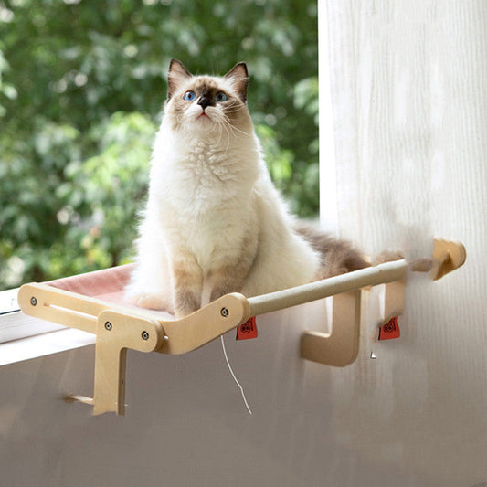 Hanging Cat Bed | Window, Balcony, or Bedside Suction Cup Pet Perch