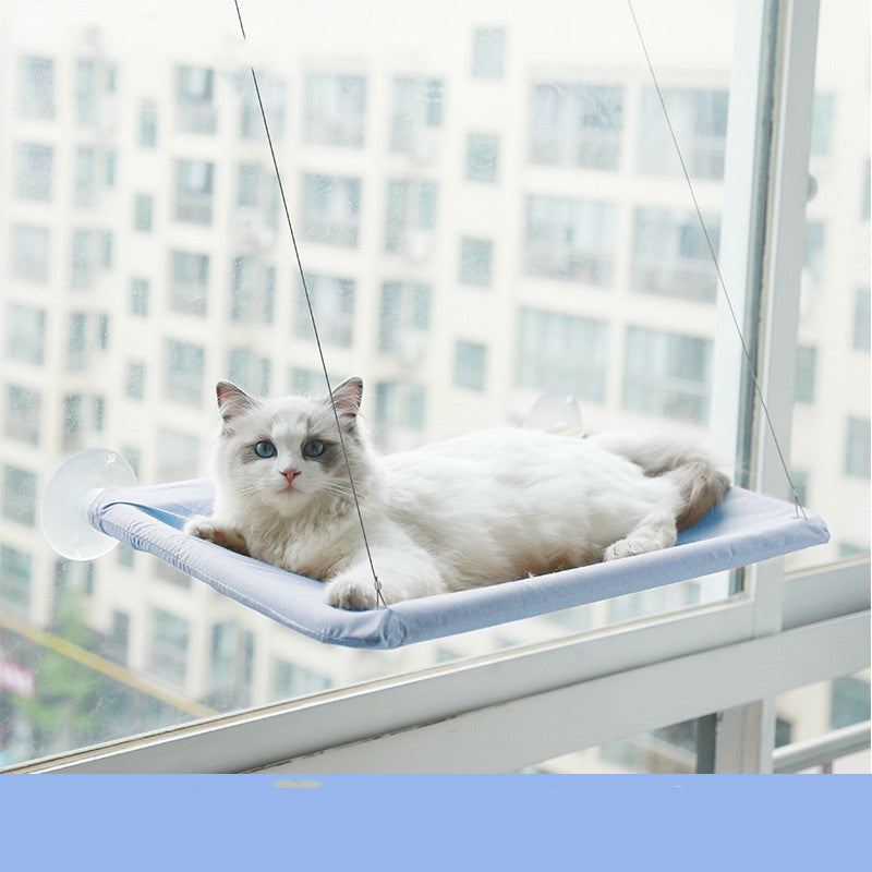 Suction Cup Cat Window Hammock Bed | Hanging Pet Litter Sucker Perch