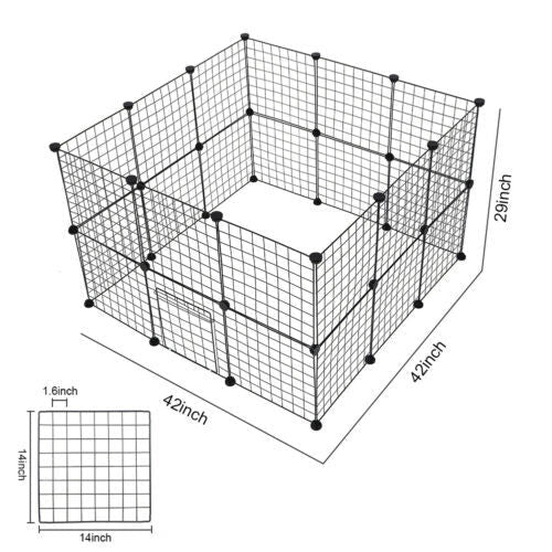 Heavy-Duty Dog & Pet Safety Barrier Fence | Expandable & Secure Enclosure