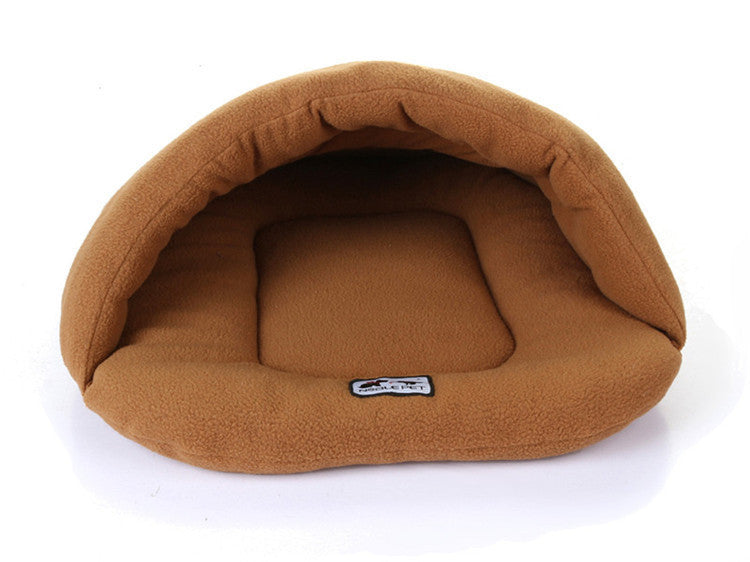 Soft Pet Sleeping Bag | Cozy Cave Nest Pouch for Winter Warmth