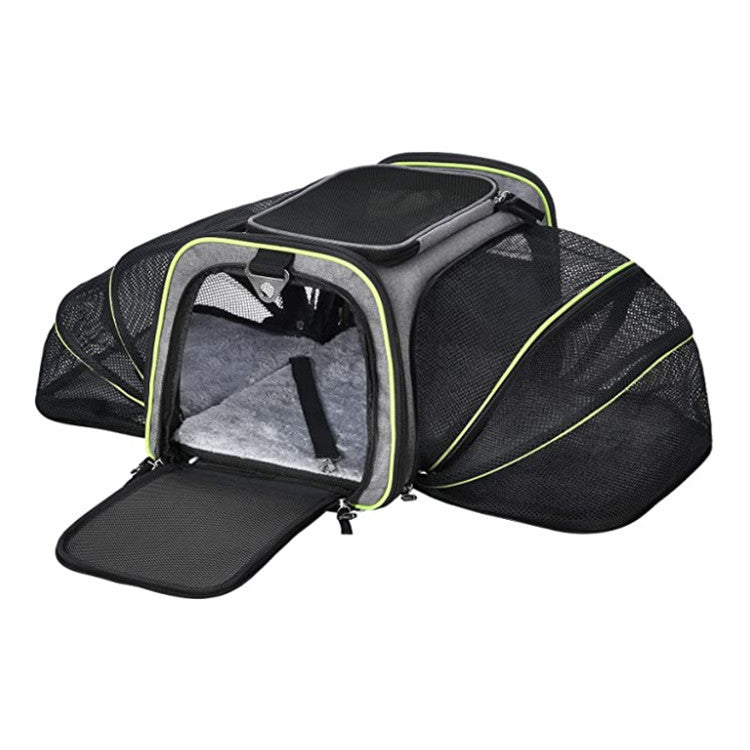 Airline Approved Expandable Pet Carrier | Foldable Soft-Sided Dog & Cat Travel Bag