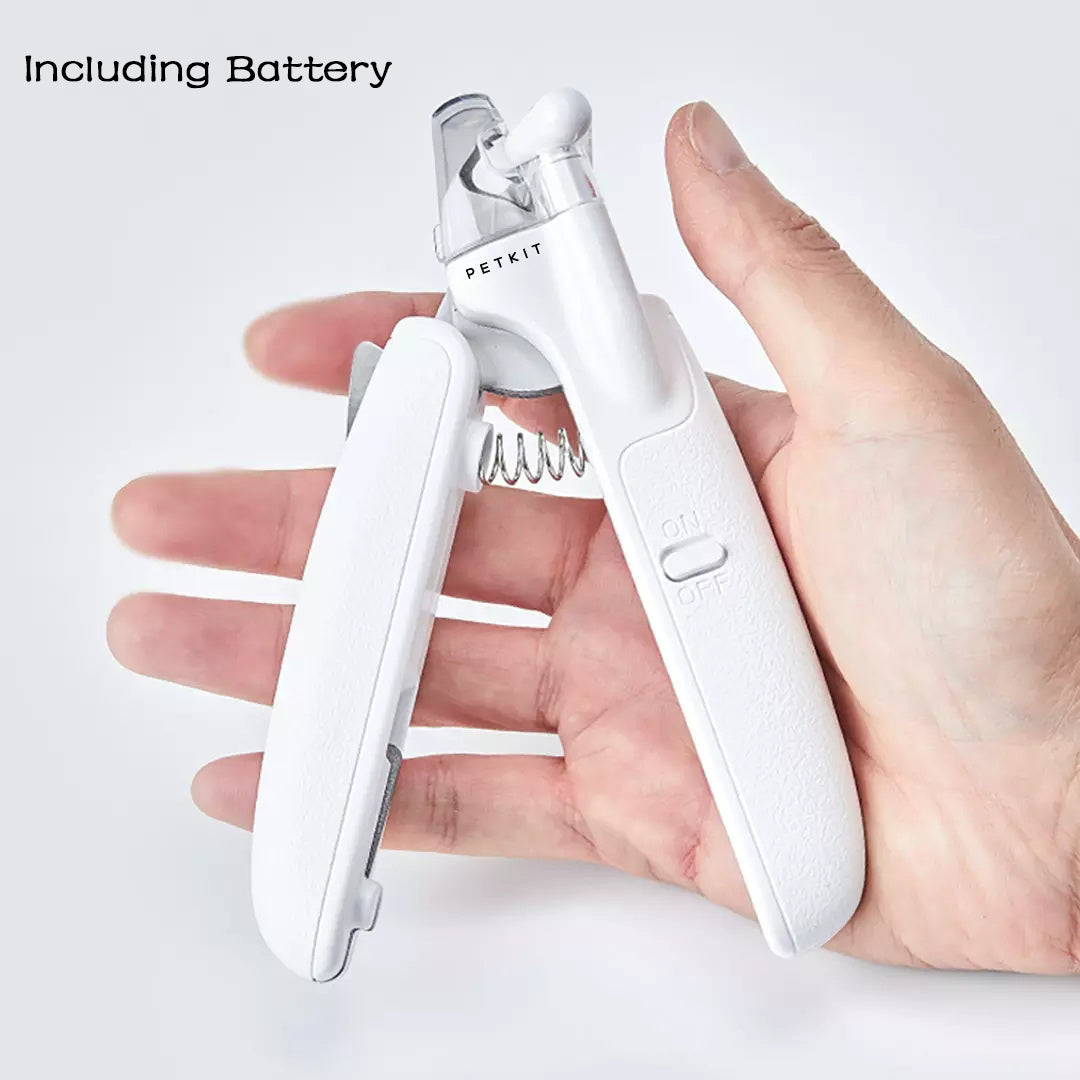 Animal Nail Grooming Tool: LED Light Clipper Scissors for Dogs and Cats