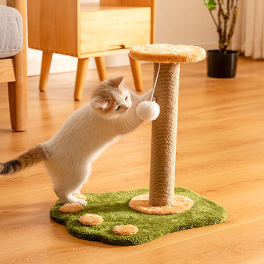 Durable Vertical Sisal Scratcher | Non-Shedding Anti-Scratch Post