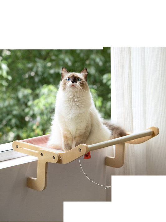 Hanging Cat Bed | Window, Balcony, or Bedside Suction Cup Pet Perch