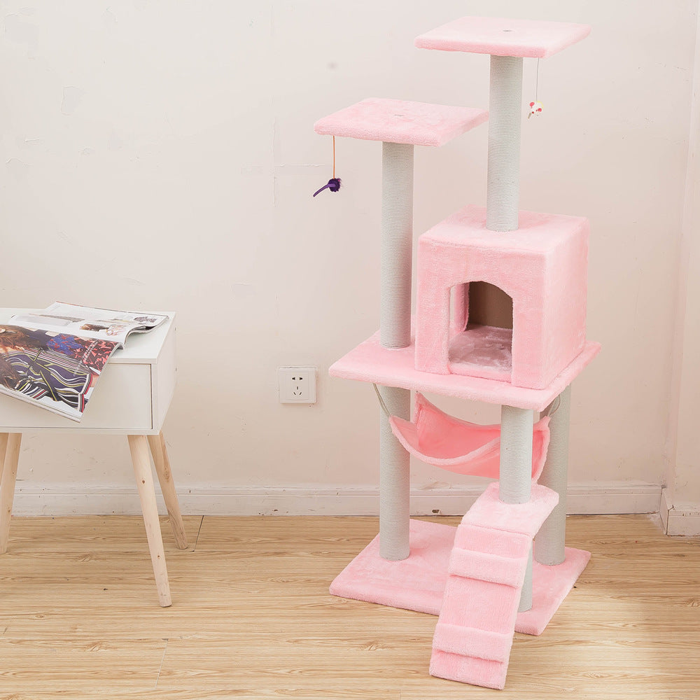 Modern Cat Tree Condo & Climbing Frame | Vertical Pet Activity Center Toy
