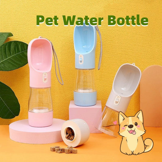 Outdoor Dog Water & Food Bowl | Portable Dispenser for Hiking and Travel