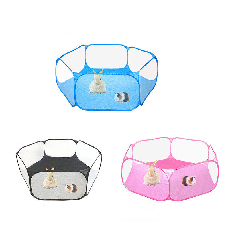 Portable Small Animal Playpen | Folding Outdoor/Indoor Pet Exercise Cage Tent
