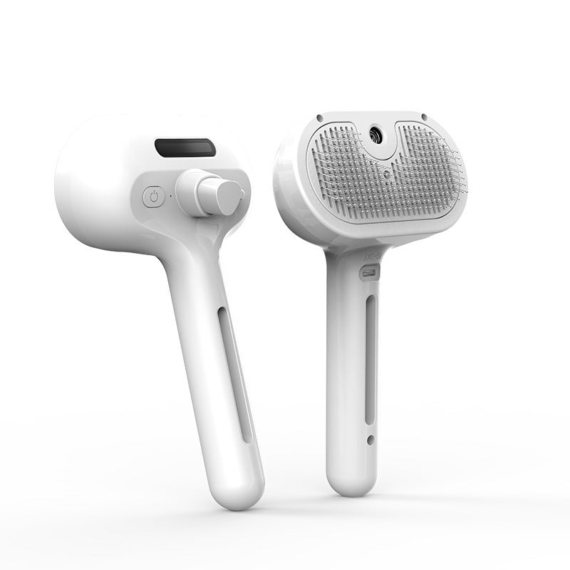 Mist Humidifier Dematting Tool | Self-Cleaning Dog & Cat Grooming Brush